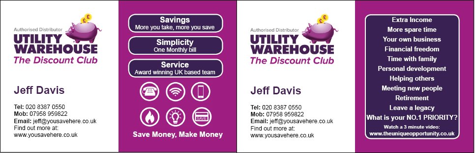 UW Business Cards