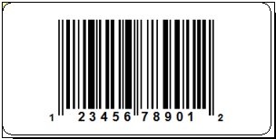 UPC A barcode